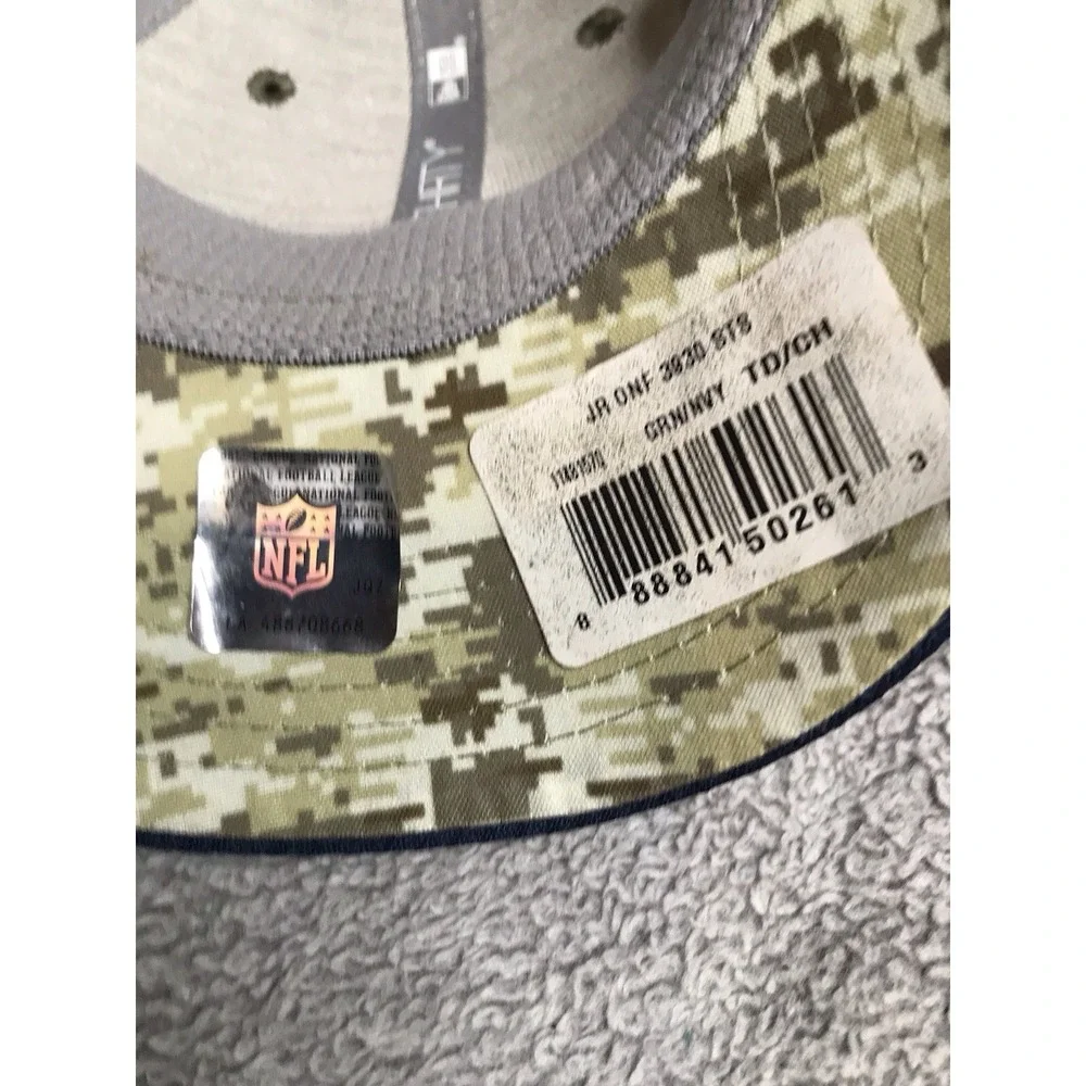 NEW NFL Dallas New Era 39THIRTY On Field Salute To Service Hat Cap Toddler-Child